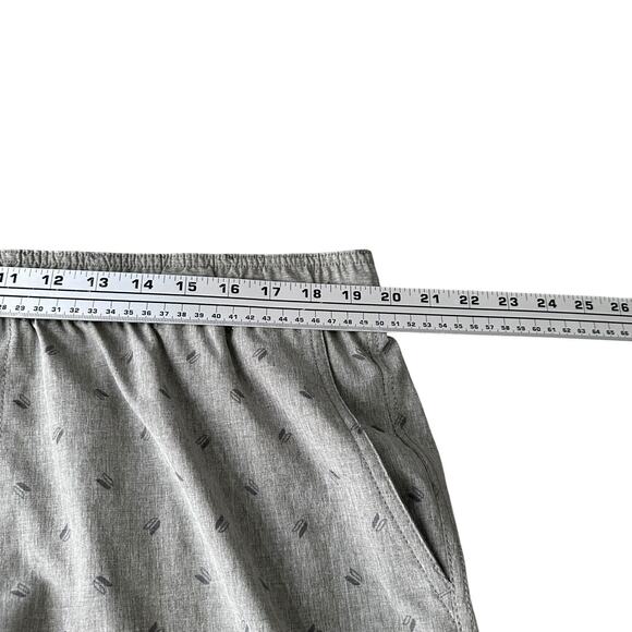 Linksoul Golf Shorts Men’s 2XL XXL Gray Logo All-Over Print Drawstring Lined - Picture 8 of 10